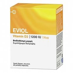 Eviol Vitamin D3 1200IU 30μg 60caps