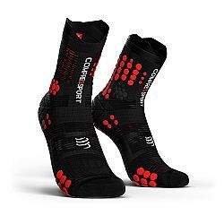 Compressport V3 Trail Smart Pro Racing Socks Μαύρη/Κόκκινη