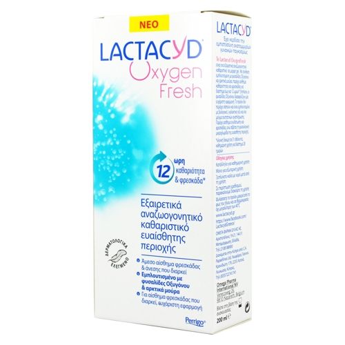 Omega Pharma Lactacyd Oxygen Fresh Intimate Wash 200ml