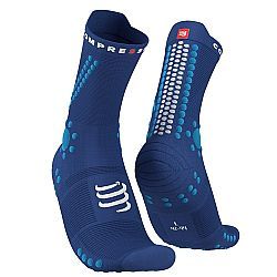 Compressport Pro Racing Socks V4.0 Trail Sodalite Fluo Blue