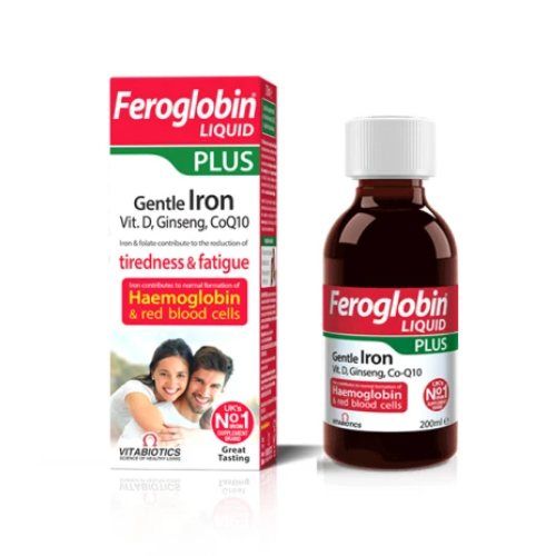 Vitabiotics Feroglobin Plus Liquid 200ml 