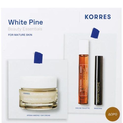 Korres Promo White Pine Κρέμα Ημέρας 40ml & Edt Cashmere Kumquat 10ml & Volcanic Minerals Mascara Drama Volume 4ml