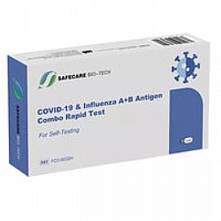 Safecare Bio-Tech 1τμχ Διαγνωστικό Τεστ Ταχείας Ανίχνευσης Αντιγόνων Covid-19 & Γρίπης
