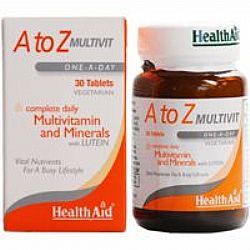 Health Aid A to Z Multivit (Once-A-Day) veg.tabs 30s