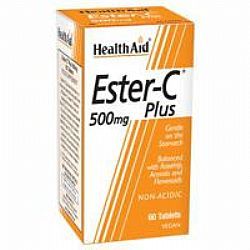 Health Aid Ester -C Plus 500mg with Bioflavoids veg.tabs 60s