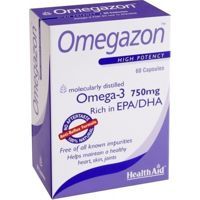 Health Aid Omegazon Omega 3 750mg capsules 60s