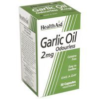 Health Aid Garlic Oil Odourless veg.caps 30s