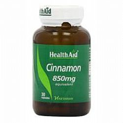 Health Aid Cinnamon 850mg capsules 30s