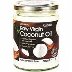 OPTIMA Organic Raw Virgin Coconut Oil 500gr