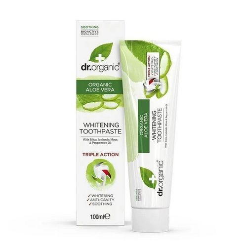 Dr.Organic Aloe Vera Toothpaste (Whitening) 100ml