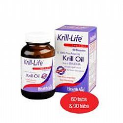 Health Aid Krill-Life Oil 100% Pure Antarctic capsules 90s