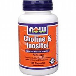 Now Choline & Inositol 250/250mg 100caps