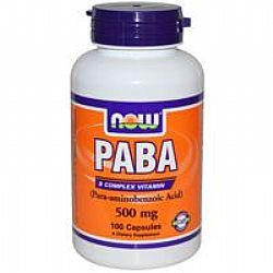 Now Paba 500mg 100caps
