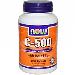 Now C-500 w/ Rose Hips & Bioflavonoids 100tabs