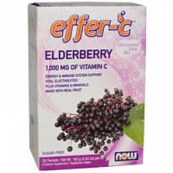 Now Effer-C Elderberry 30VegPacks