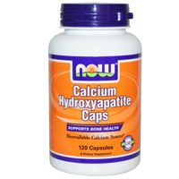 Now Calcium Hydroxyapatite 1000mg 120caps