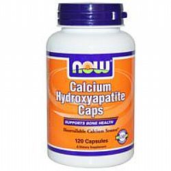 Now Calcium Hydroxyapatite 1000mg 120caps
