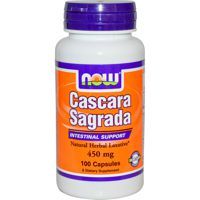 Now Cascara Sagrada 450mg 100caps