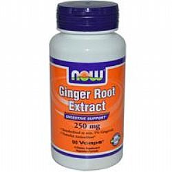 Now Ginger Root Extract 250mg 90VegCaps