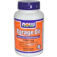 Now Borage Oil 1000mg 60SoftGels