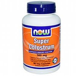 Now Colostrum Super + Olive Leaf 500mg 90VegCaps