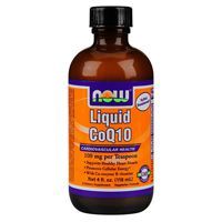 Now CoQ10 Liquid Orange Flavor 100mg 118,3ml