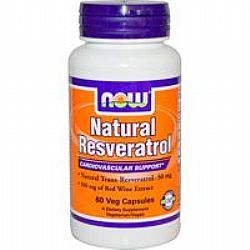 Now Resveratrol Natural 60VegCaps