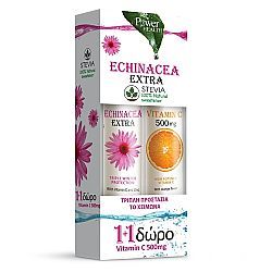 Power Health Echinacea Extra Stevia & Δώρο Vit.C 500mg 20tabs