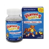 Hero Nutritionals Yummi Bears Echinacea & Vitamin C & Zinc 40Gummy Bears