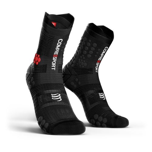Compressport V3 Trail Smart Pro Racing Socks Μαύρη
