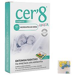 Vican Cer'8 Junior Εντομοαπωθητικό Microcapsules Patch 24τμχ