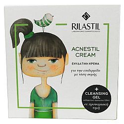 Rilastil Acnestil Cream 50ml & Cleansing Gel 100ml
