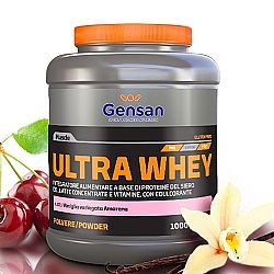 Gensan Ultra Whey Protein Vaniglia Variegato Amarena 1000gr