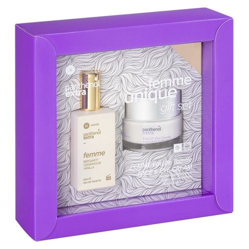Panthenol Extra Femme Unique Gift Set with Antiwrinkle Cream