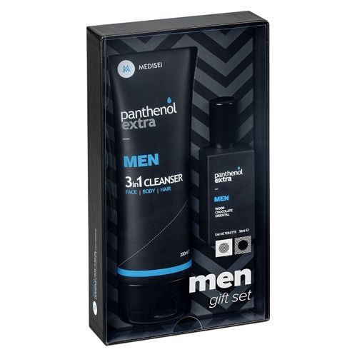 Panthenol Extra Men Gift Set Eau De Toilette & 3in1 Cleanser