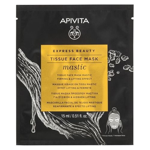 Apivita Express Beauty Tissue Face Mask Mastic Firming & Lifting 15ml