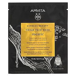 Apivita Express Beauty Tissue Face Mask Mastic Firming & Lifting 15ml