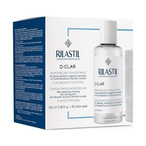 Rilastil D-Clar Concentrated Micropeeling 100ml & 40 Cotton Pads