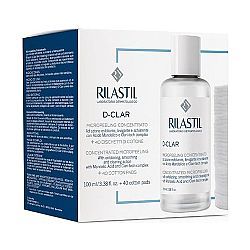 Rilastil D-Clar Concentrated Micropeeling 100ml & 40 Cotton Pads