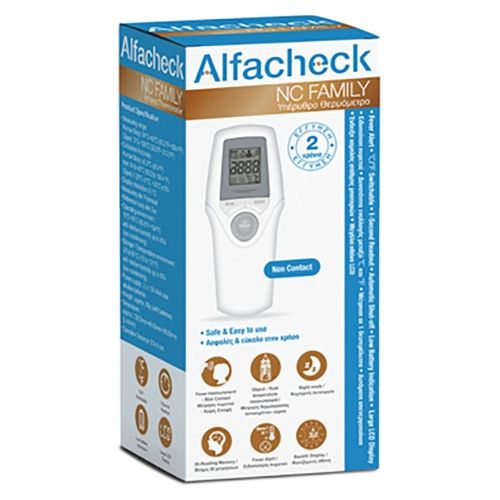 Alfacheck NC Family Υπερυθρο Θερμόμετρο Μετώπου