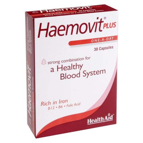 Health Aid Haemovit Plus 30caps