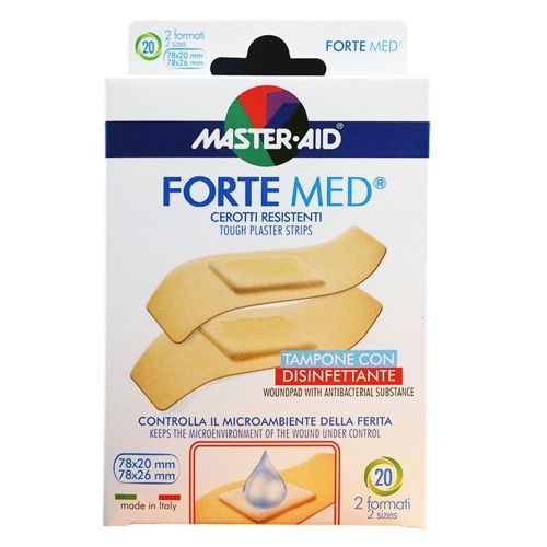 Master Aid Forte Med Στενά & Φαρδιά 20τμχ