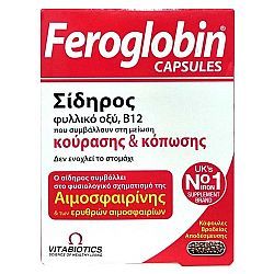 Vitabiotics Feroglobin Βραδείας Αποδέσμευσης 30caps