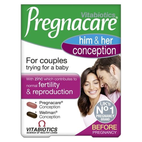 Vitabiotics Pregnacare Him & Her Conception 30 + 30tabs