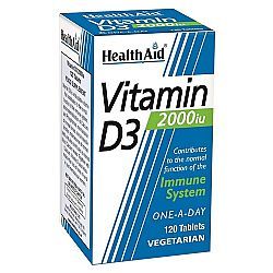 Health Aid Vitamin D3 2000iu 120caps