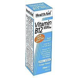 Health Aid Vitamin B12 1000μg Oral Spray Πορτοκάλι 20ml