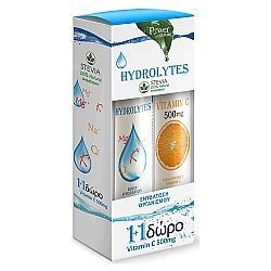 Power Health Hydrolytes Stevia & Vitamin C 500mg 20+20eff.tabs