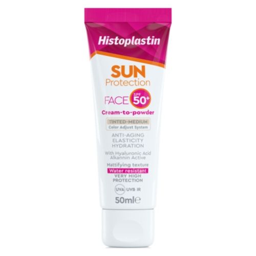 Heremco Histoplastin Sun Protection Tinted Face Cream to Powder SPF50 50ml