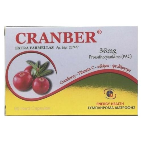 Medichrom Cranber Extra Farmellas 36mg 60caps