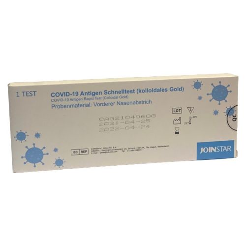 Joinstar Covid-19 Antigen Rapid Test (Colloidal Gold) Ρινικό Δείγμα 1τμχ